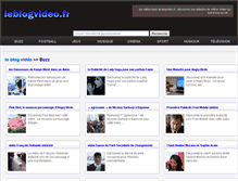 Tablet Screenshot of buzz.leblogvideo.fr