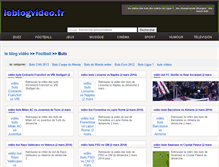 Tablet Screenshot of buts.leblogvideo.fr